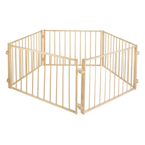 Corral infantil con estructura segura