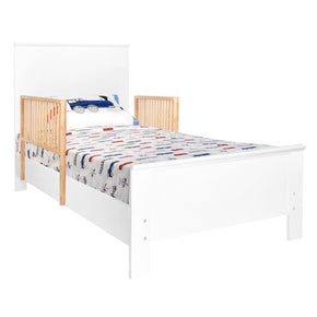 Cama Fontana alta con barandal en recámara infantil