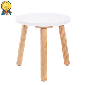 Banco infantil circular en madera con melamina