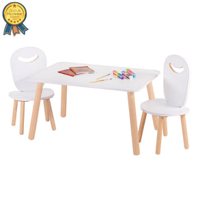 Set infantil mesa rectangular + 2 sillas con agarradera