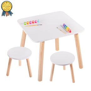 Mesa infantil con banco para niños y niñas