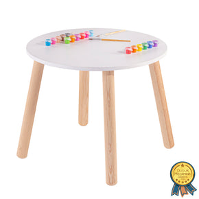 Mesa redonda infantil de melamina Duduk