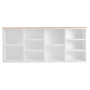 Estantería baja vista frontal