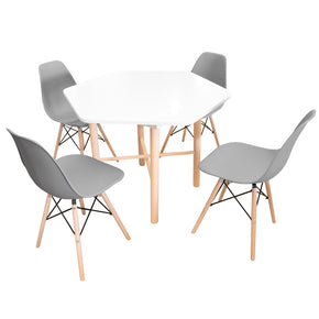 comedor cuadrado 4 sillas