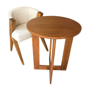 Silla York - Mesa Circular Alba