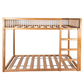 Litera infantil de madera de pino natural