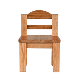 Silla de madera natural para niños