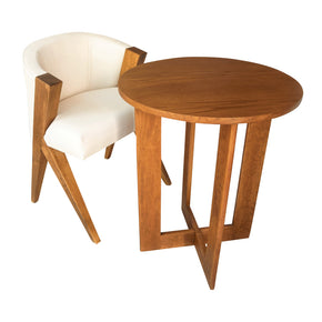 Silla York - Mesa Circular Alba