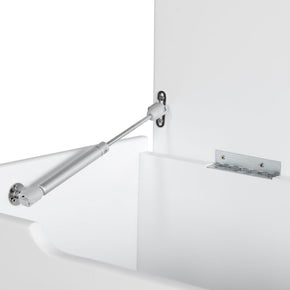 baúl con pistones de cierre suave