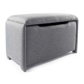 Baúl con asiento auxiliar acolchado