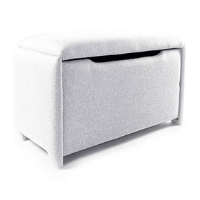 Baúl tapizado elegante con almacenamiento