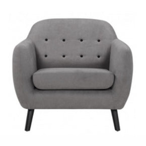 sillon individual gris claro