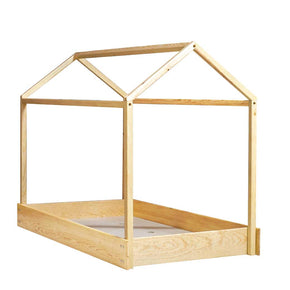 Cama Montessori en forma de casita 