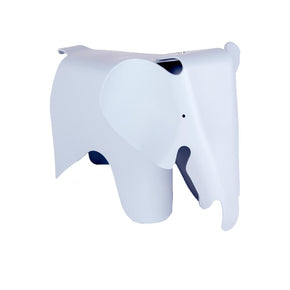 Banco infantil en forma de elefante color azul