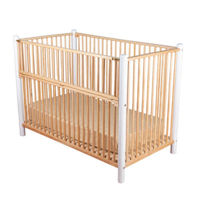 Cuna de madera segura y resistente para bebés