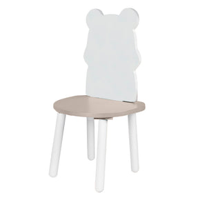 Silla infantil Duduk con acabado blanco

