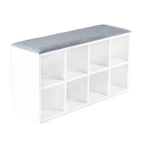 Detalle de zapatero infantil con 8 compartimentos