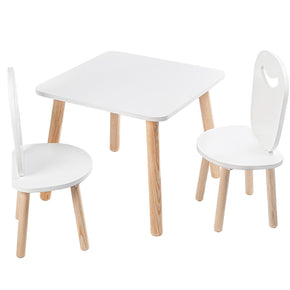 Set de mesa cuadrada y 2 sillas infantiles Duduk