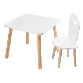 Juego de mesa con silla infantil