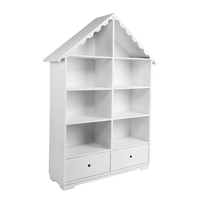 Estantería Montessori con forma de casa