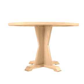 Mesa Encino Circular N3 Con Pedestal (120 cm x 120 cm x 75 cm)