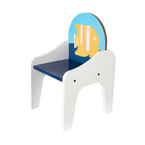 Silla infantil con respaldo de pez
