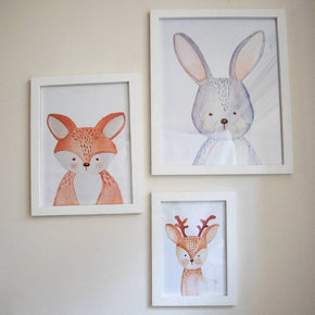 Cuadro decorativo de reno para habitación de niños