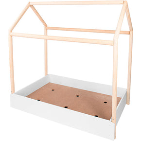 Cama Montessori individual de madera