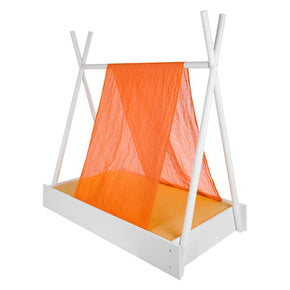 Cama tipi de madera para niñas y niños

