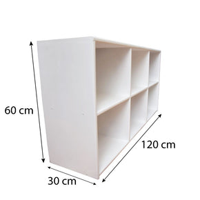 Mueble organizador infantil de madera