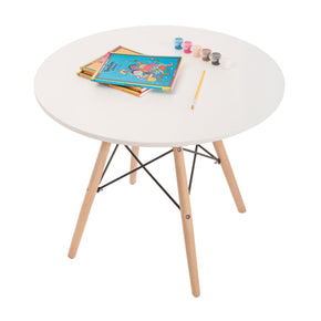 Mesa infantil moderna inspirada en los años 50
