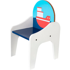 Silla infantil con forma de trasatlántico